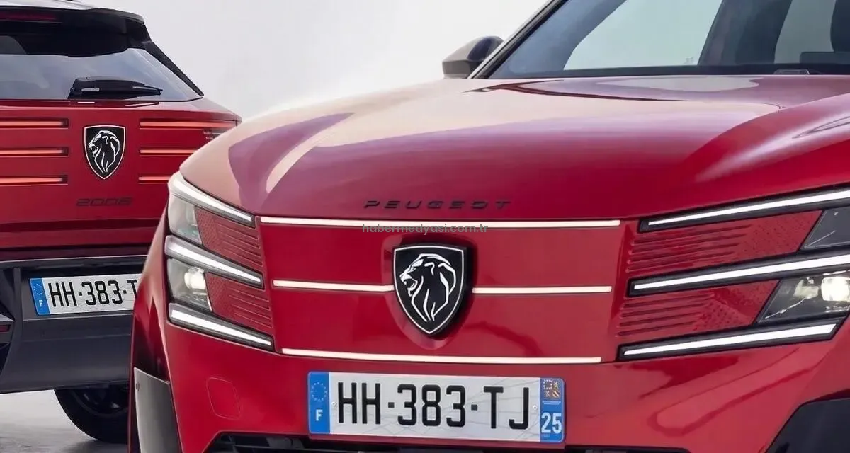 Yeni Peugeot 2008 Geliyor: Tamamen Elektrikli SUV Tasarımı Ortaya Çıktı